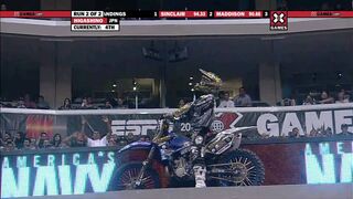 X Games - Taka Hits a Double Grab Indian Air to nail Silver Medal for Moto X Best Trick