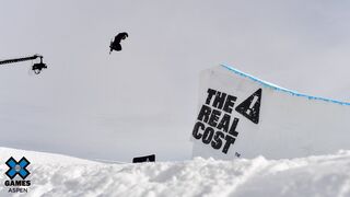 TOP QUALIFIER: The Real Cost Men's Snowboard Big Air Elimination | X Games Aspen 2020