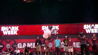 X Games - Vince Byron's vicious crash in BMX vert competition at Summer X Games 16