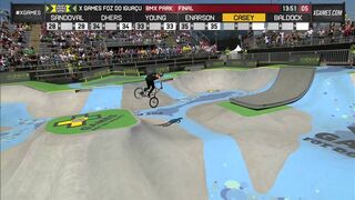 Pat Casey wins Silver in BMX Park
