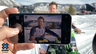 Jackson Strong’s Snow Bike Best Trick Perspective | X Games Aspen 2020