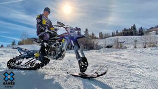 Wendy’s Snow BikeCross Course Preview with Brock Hoyer | X Games Aspen 2020