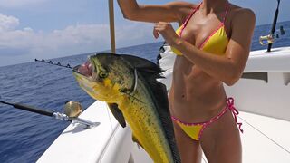 HOT Tuna & MAHI Fishing with Luiza