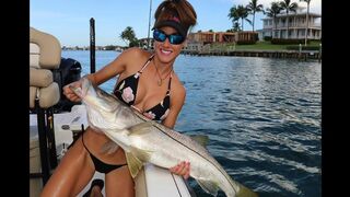 Big SNOOK and a Dip in the POOL !