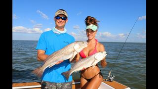 Couple goes FISHING in Florida and catch SPOTLESS redfish!