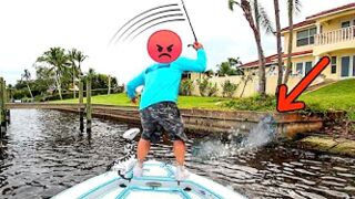 You Won't Believe WHY Huge Temper Tantrum! ???? Great Results Fishing Florida Docks