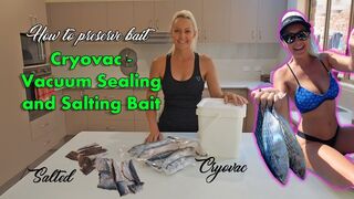 Preserving bait - Cryovac, Vacuum Sealing and Salting