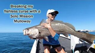 Monster Mulloway breaks my fishless curse