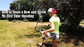 How to Shoot a Bow and Arrow - My First Archery lesson