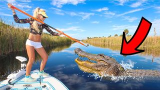 We ATE an Alligator over TEN FEET LONG! Florida Alligator "Catch" & Cook