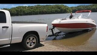 How To Launch A Boat By Yourself (Bunk Trailer)