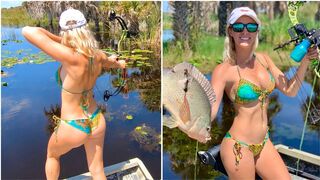 BIKINI Bowfishing in FLORIDA - Part 1