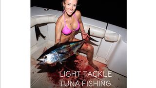 LIGHT Tackle Night-time Tuna Fishing