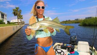 Florida Inshore Fishing for Snook & Jacks GoPro Video ft. My BEST TIPS!