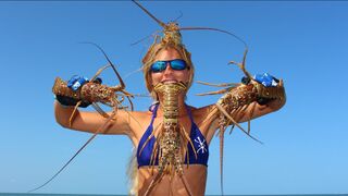 Florida Lobster: HOW TO Catch, Clean & Cook!