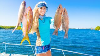 Florida Mangrove Snapper Fishing (Catch Clean Cook) Wok Fried Whole Fish!