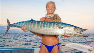Giant WAHOO! Best How To (Catch Clean Cook) Fastest Catch Ever!