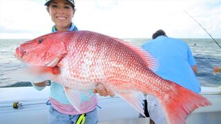 OFFSHORE FISHING LOUISIANA OIL RIGS FOR BULL REDFISH AND BIG RED SNAPPER