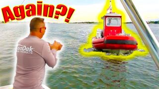 A Day Full of FISHING FAILS is Saved by a TOWBOAT & a Fan! *HD*