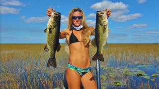Bass Pro and Darcie Fish Lake Okeechobee, Florida with HOW TO tips