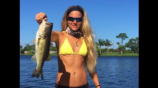 Florida Girl Bass Fishing Video