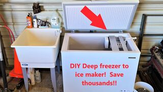 Homemade ice maker! SAVE thousands over a commercial ice maker