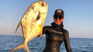 Spearfishing for PERMIT Fish in Murky Water!