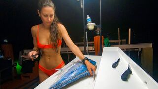 My FIRST TIME Filleting An African Pompano - Spearfishing DIFFICULT Fish to FILLET