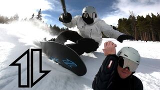 New Elbow Pads and Tips for Working Towards Laid-Out Heelside Carves