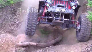 (HD) Blue Torch Fab BTF Buggy Shreds Cable Hill and almost runs me over.