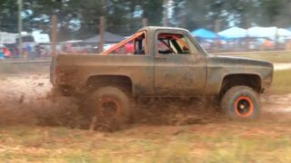 Street Legal Mud Trucks Hammer Down at Twittys Mud Bog