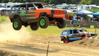 REDNECK TOUGH TRUCK RACING GOES FULL SEND at North vs South 2021
