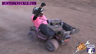 BUSTED KNUCKLE EXTREME BARBIE JEEP RACING CHAMP