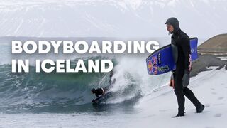 Bodyboarding The Waves Of Iceland