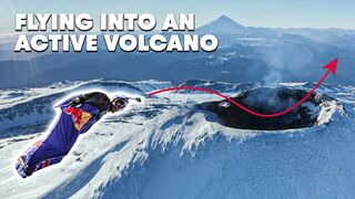 Flying Into An Active Volcano