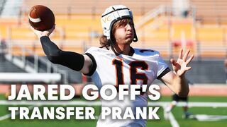 NFL QB Jared Goff Pranks Unsuspecting College Football Team