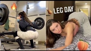 FULL LEG DAY / WHAT I EAT TO GAIN MUSCLE