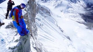 Highest BASE Jump in South America | Valery Rozov leaps from Huascarán in Peru