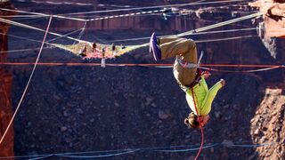 BASE Jumping & Highlining Madness on the Space Net