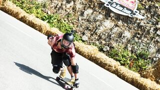 Longboarding at 85 km/h? | Red Bull No Paws Down 2017