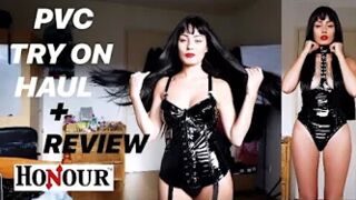 VERY PVC TRY ON HAUL | HONOUR CLOTHING