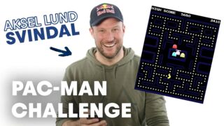 Aksel Lund Svindal Conquers Pac-Man
