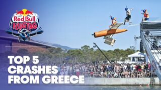 Top 5 Splashing Crashes From Greece | Red Bull Flugtag