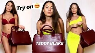 TEDDY BLAKE NY LEATHER BAG REVIEW + STYLING TRY ON HAUL