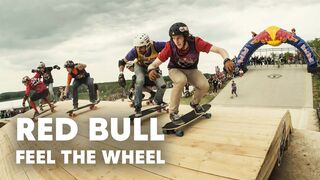 Skateboarding Meets Four-Cross Racing | Red Bull Feel the Wheel