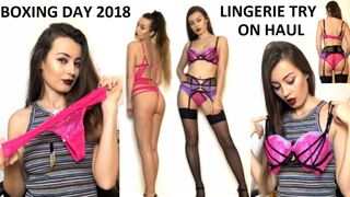BOXING DAY 2018 | LINGERIE TRY ON HAUL