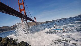 Heavy Water Stand Up Paddling Under the Golden Gate Bridge
