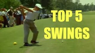 TOP 5 GOLF SWINGS OF ALL TIME!!