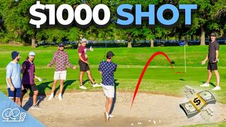 First To Make Bunker Shot Wins $1000 | Good Good Labs
