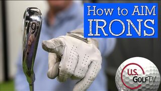HOW TO AIM IRONS Correctly and Hit More Greens in Regulation! (GOLF SWING BASICS)